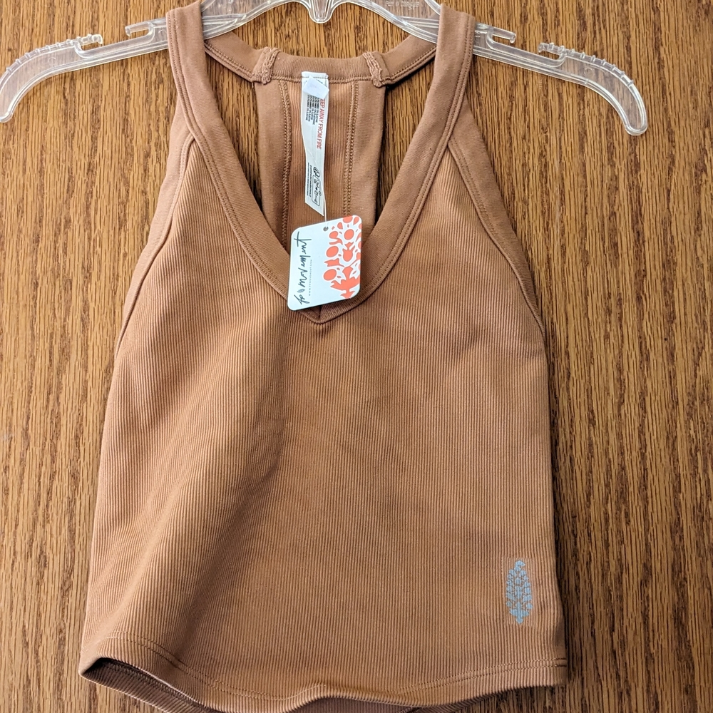 Free People Ribbed Crop Top